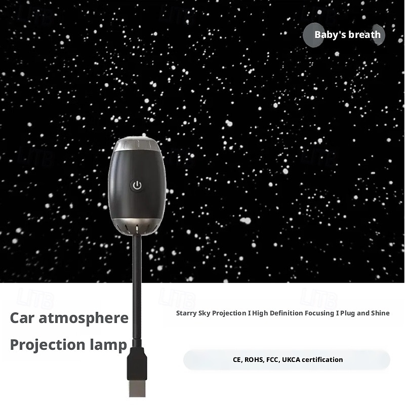 Car mounted Starry Sky USB Starry Sky Light Atmosphere Light Car Modification Interior Decoration Starry Sky Top Projection Light 2026 - $28.99 –P4