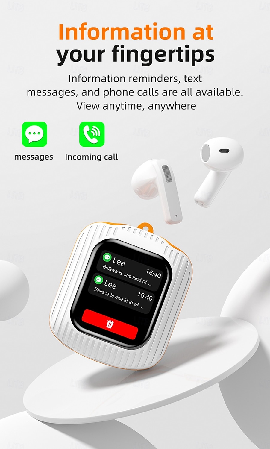 K8 Auricolari True Wireless TWS In-ear Bluetooth 5.3 Cancellazione del rumore Stereo Con la scatola di ricarica per Apple Samsung Huawei Xiaomi MI Allenamento in Palestra Uso Quotidiano All'aperto del 2026 a $67.99 –P8