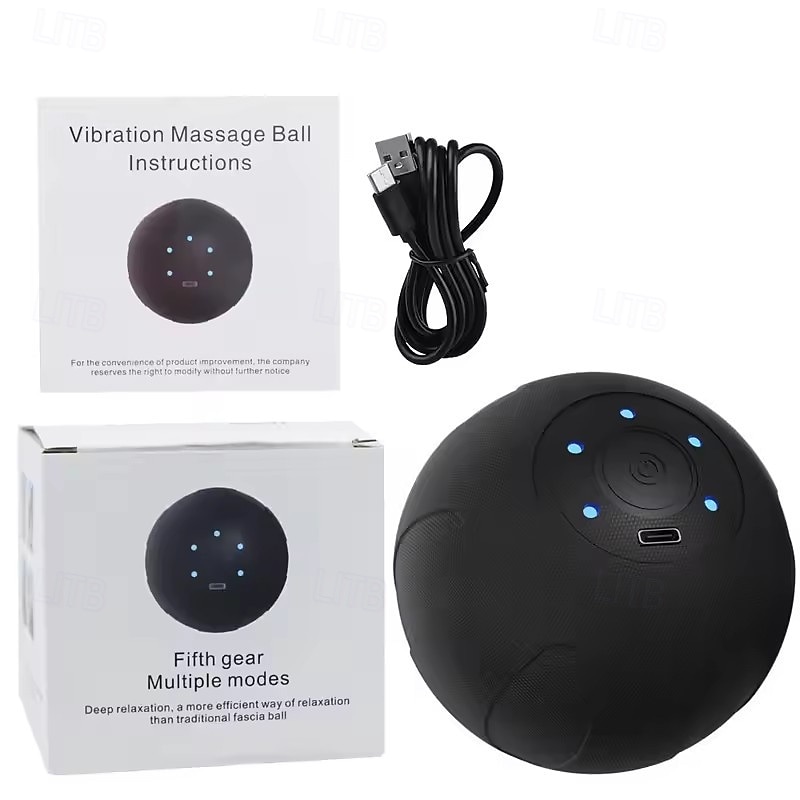 Electric Peanut Massage Ball With Vibration For Muscle Relief, Yoga & Fitness, Handheld Deep Tissue Massager For Neck Back Foot 2026 - $31.99 –P8