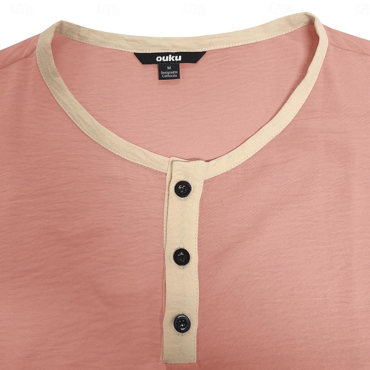 Heren T-shirt Henley-shirt T-shirts Shirt met korte mouwen Korte mouw Henley Zomer Lente Lente zomer Kleurenblok Effen Modieus Ontwerper Basic Zak Vakantie Straat Uitgaan Zwart Blauw Blozend Roze Top 2026 - $21.99 –P3