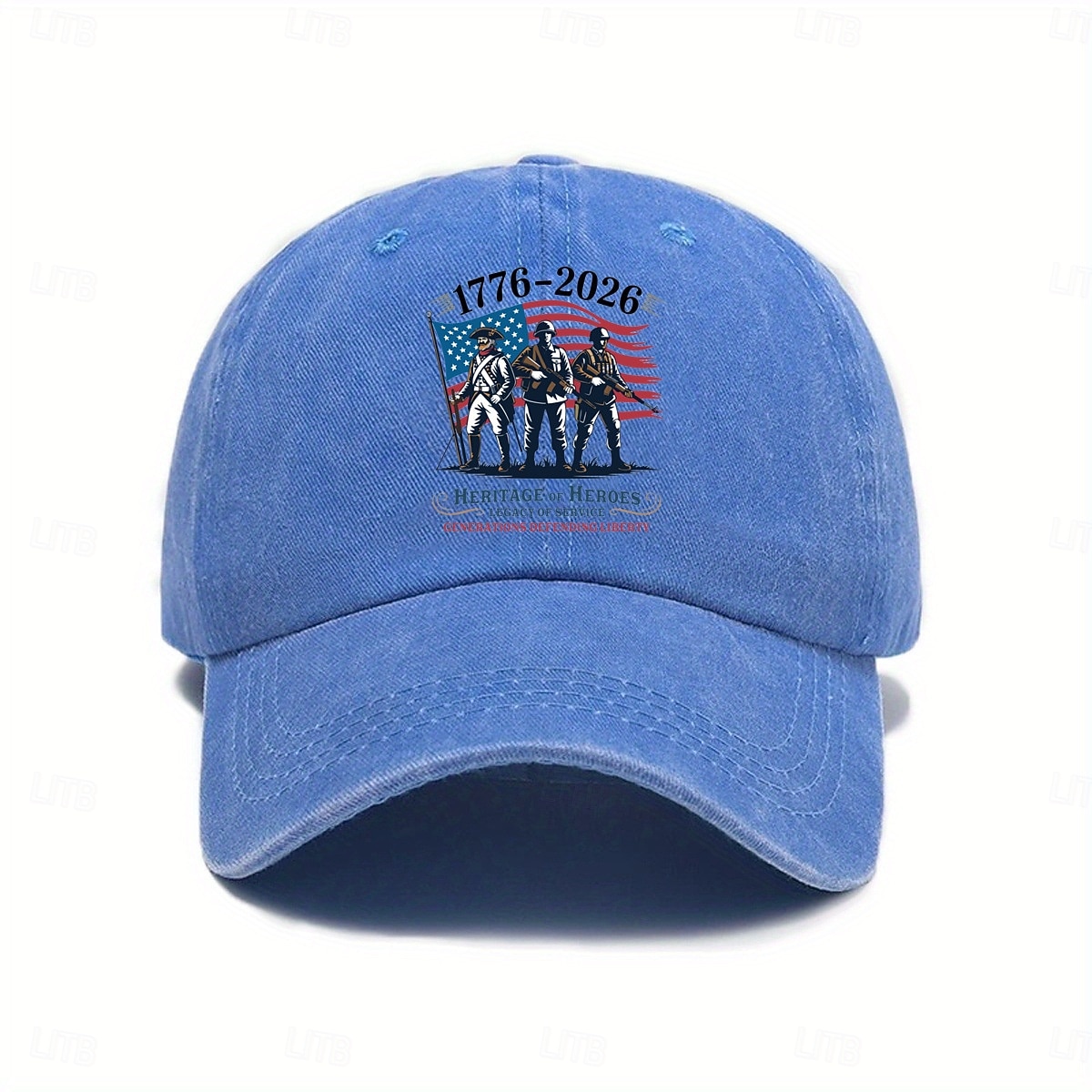 Gorra de Béisbol Bandera estadounidense Retro Antiguo Herencia Patriótico 1776-2026 para Unisexo Adulto Impresión 3D  para Día de la Independencia 4 de julio Exterior Casual Diario 2026 - $15.49 –P8