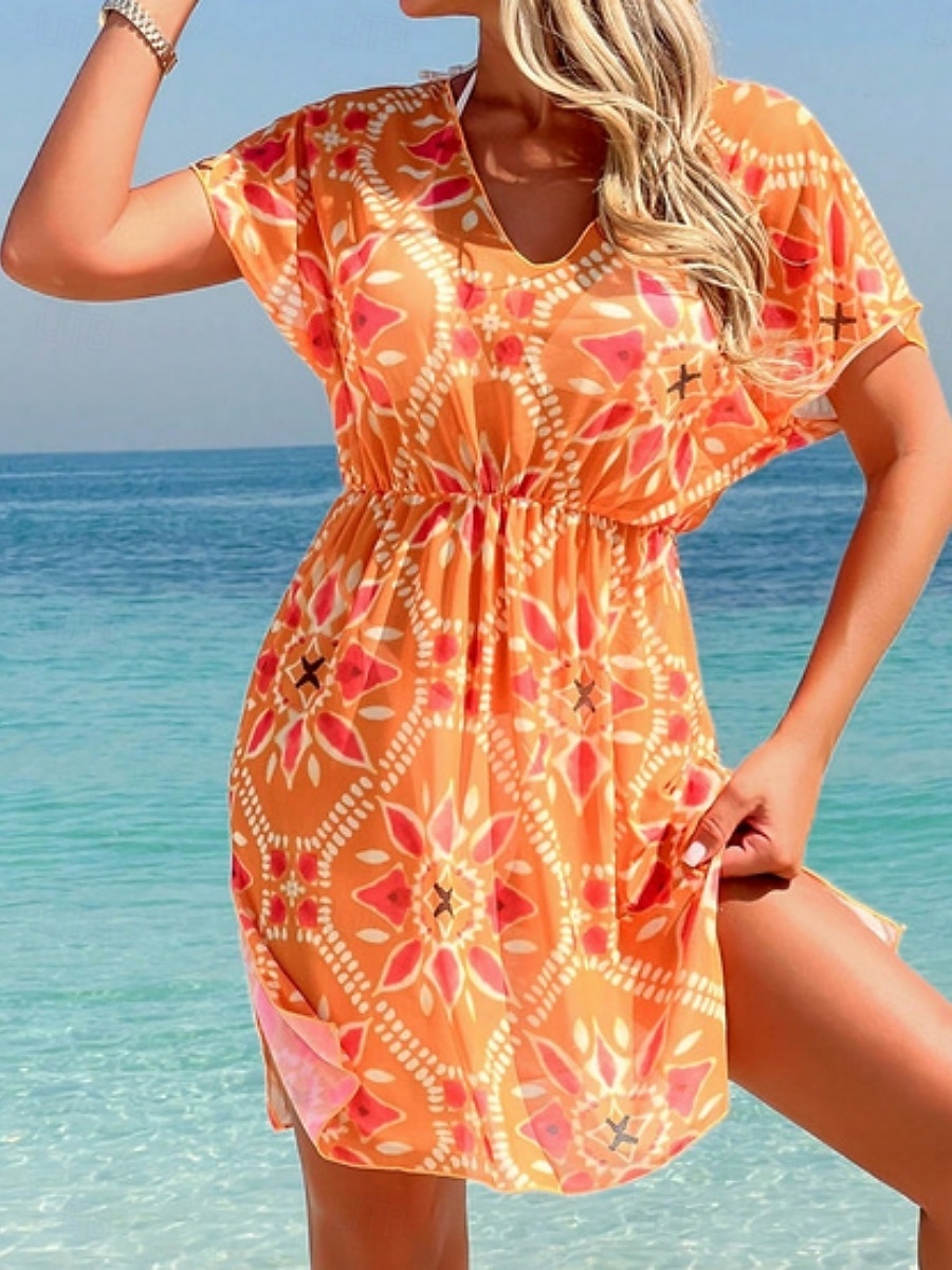 Γυναικεία Μαγιό Ενα κομμάτι Μαγιό Μονοκίνι Μαγιό Έλεγχος κοιλιάς Ψηλή Μέση Λεπτό Εξώπλατο Διακοπές Ρούχα παραλίας Φλοράλ Λεοπάρ Λαιμόκοψη V Αμάνικο Κοντομάνικο Μαγιό 2026 - $19.99 –P9