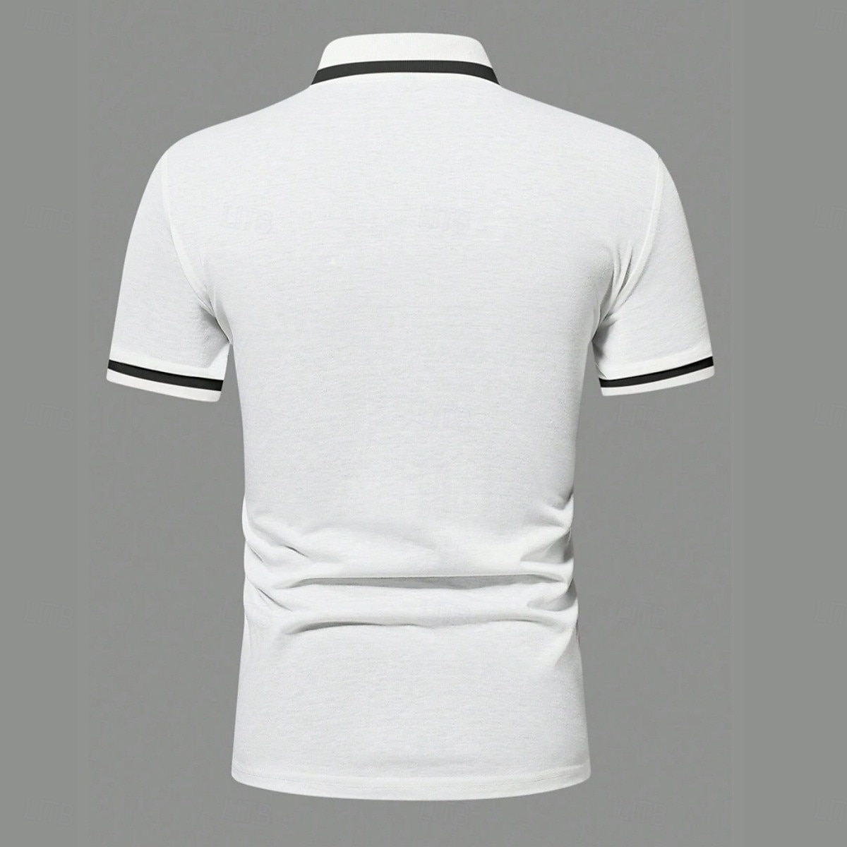 Homme Chemises Polo Gaufre Polo Occasionnel Formel Col à bandes Manche Courte Mode Couleur Unie Texturé Bloc de Couleur Boutons Été Automne Printemps & Automne Coupe Slim Blanche Rouge Bordeaux bleu de 2026 ? $22.99 –P2