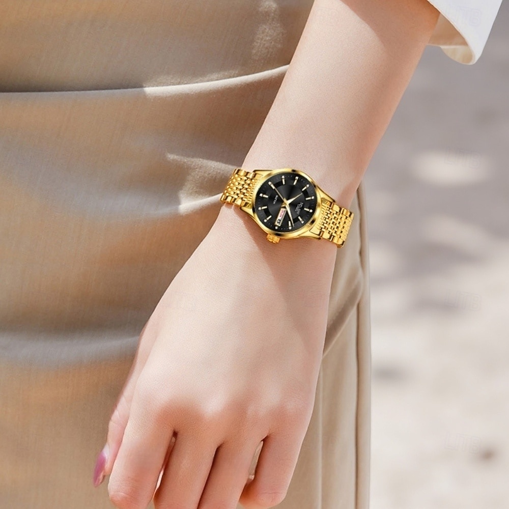 Mother's Day Gift Women Quartz Watch Casual Luminous Calendar Date Alloy Watch 2026 - $19.99 –P5