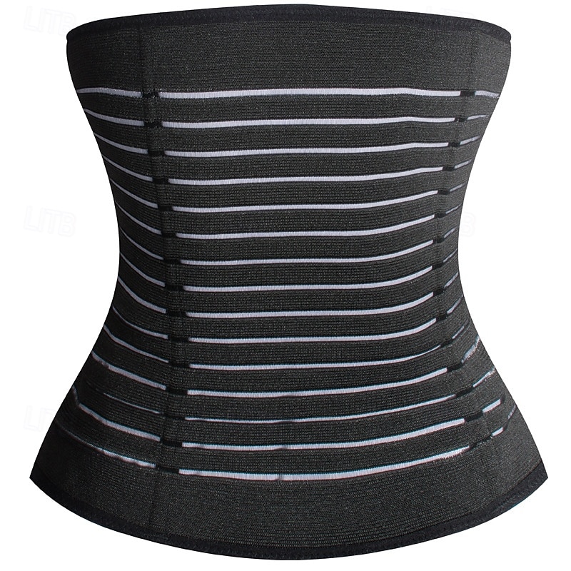 Women's Shapewear Waist Trainer Casual Pure Color Elastic Waist Daily Sleeveless Black Beige Summer Spring Fall Winter Slim 2026 - $14.99 –P3