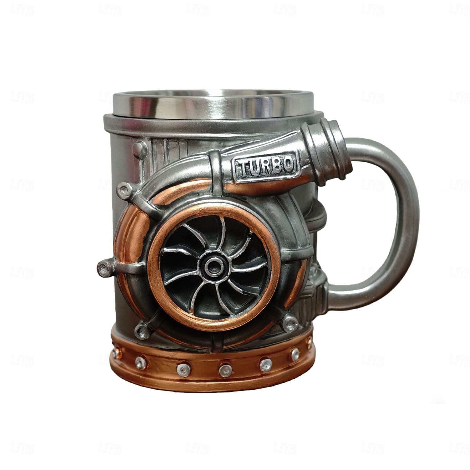 retro V8-moottorimuki, luovat turboahtimella varustetut mukit, uutuus 3D-mekaaninen kahvikuppi, ihanteellinen lahja autoharrastajille, mekaanikoille &vaihdelaatikot 2026 - $23.99 –P8