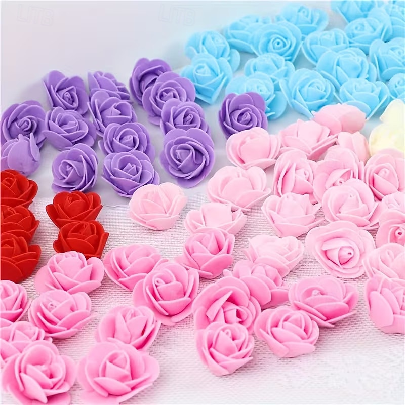 500 Artificial Rose Heads Valentine's Day Decorative Rose Bear Accessories Wedding Decorations 2026 - $19.99 –P4