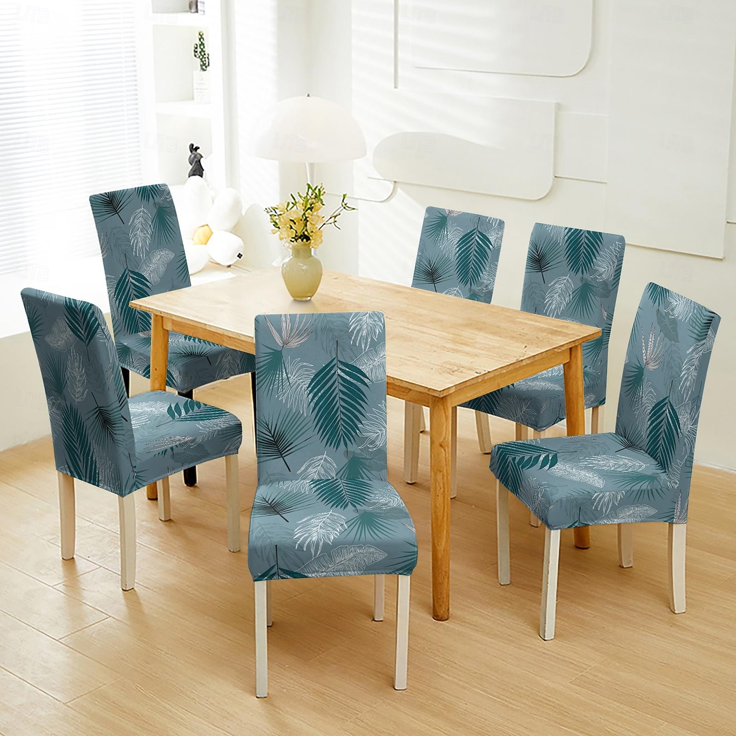 Coprisedia da pranzo Coprisedia per sgabello Coprisedia in poliestere con stampa geometrica del 2026 a $15.99 –P7