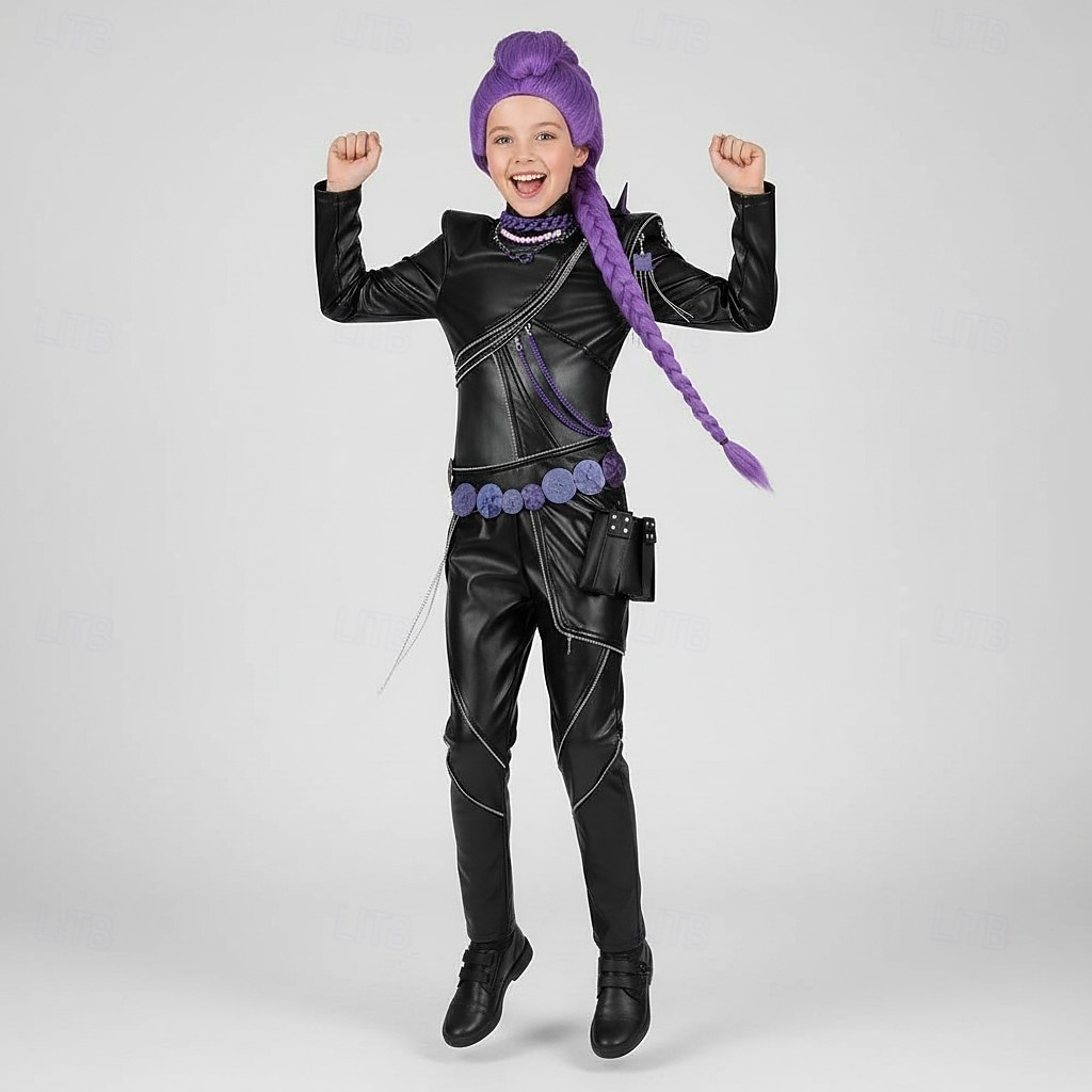 Kpop Inspired Korean Idol Inspired Pop Star Costume Fancy Dress Virtual Idol for Girls' Kid's Adults' Halloween Carnival Performance Comic Con Anime Expo 2026 - CAD $190.99 –P7