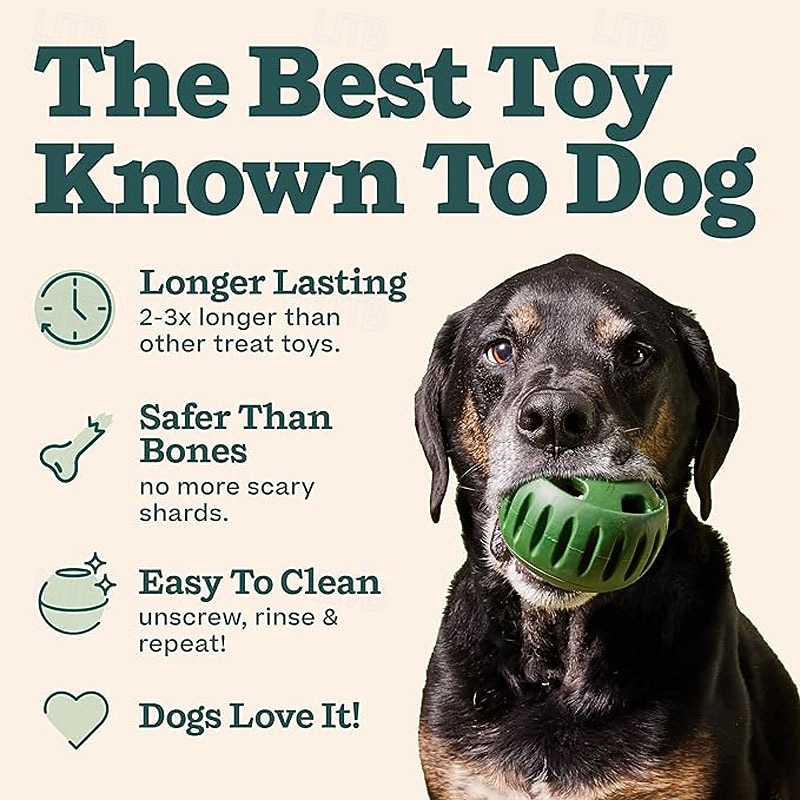 Pelota para lamer Pupsicle para perros - premios duraderos - juguete interactivo para perros - juguete de relleno para distraer a tu cachorro - seguro para perros - fácil de limpiar 2026 - $19.99 –P4