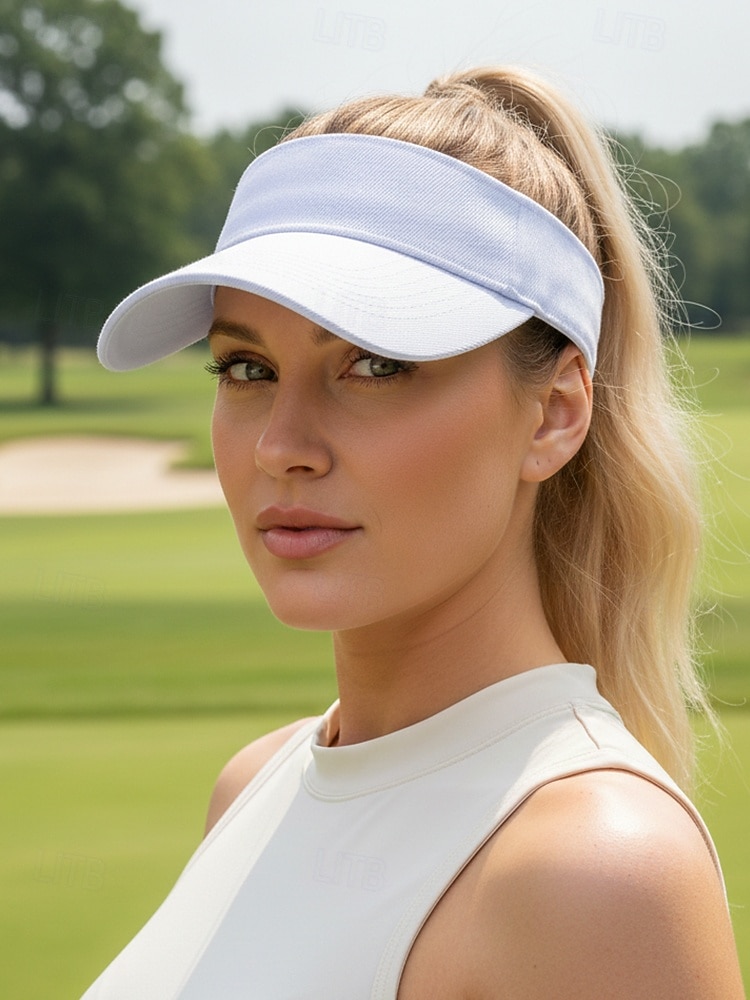 Damen-Visierkappe aus Polyester mit verstellbarem Schirm, in verschiedenen Farben erhältlich, perfekt für den St. Patrick's Day und sportliche Aktivitäten im Alltag. 2026 - $9.99 –P2