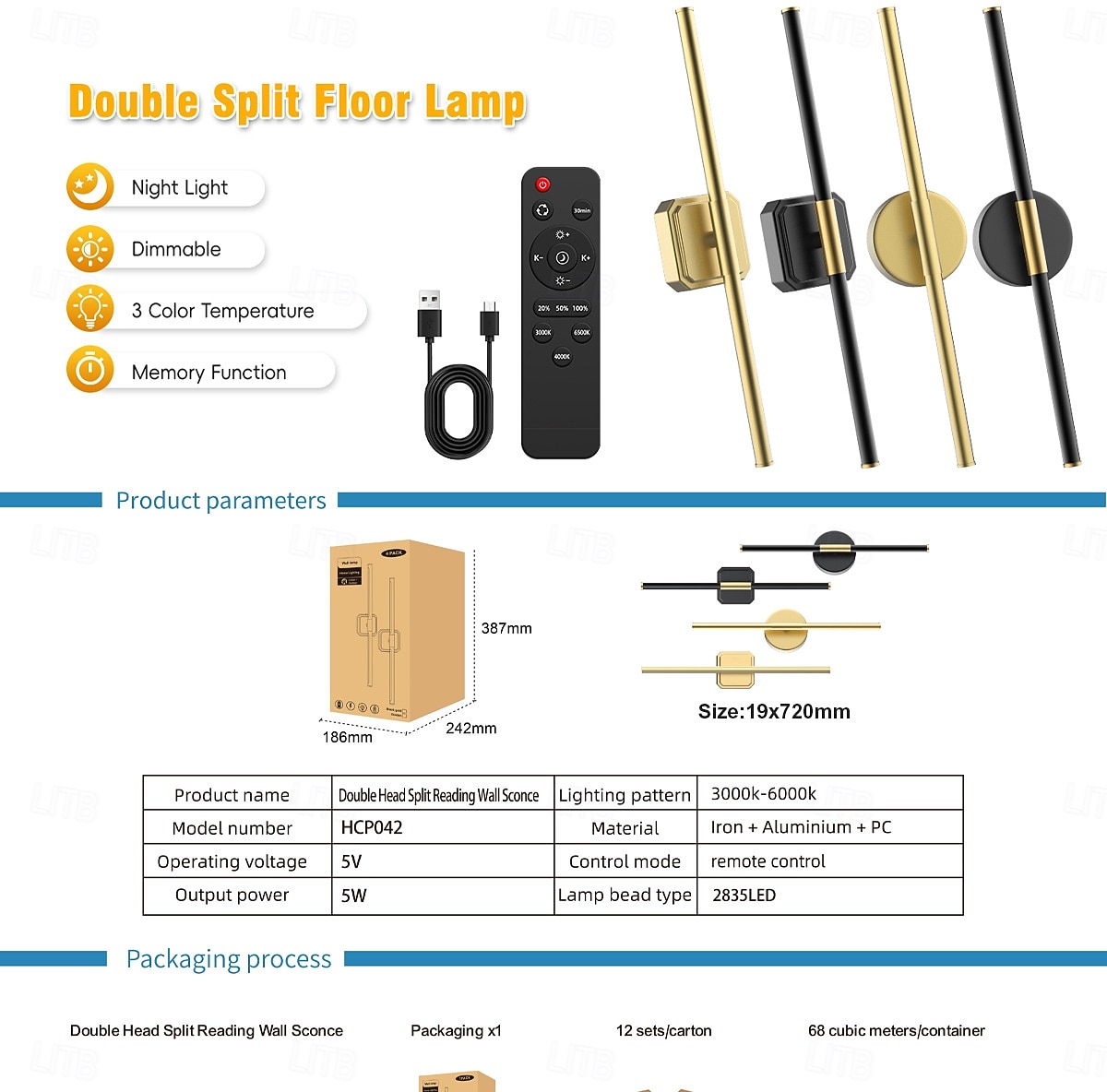2026年 1/2個のデュアルヘッドウォールライト、コードレス磁気LED読書壁取り付け用燭台、調光可能な充電式ウォールランプ、寝室、リビングルーム、バスルーム、ミラーライト、階段照明用の調節可能な照明  コレクション – $77.99 –P1