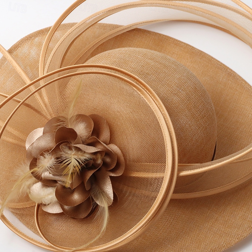 Derby Hut Kirchenhut Kentucky Derby Hut Dame Edelfrau Kostüm Damen Maskerade Derby Ascot Pferderennfestival Erwachsene Kopfschmuck Ganzjahres 2026 - $39.99 –P7