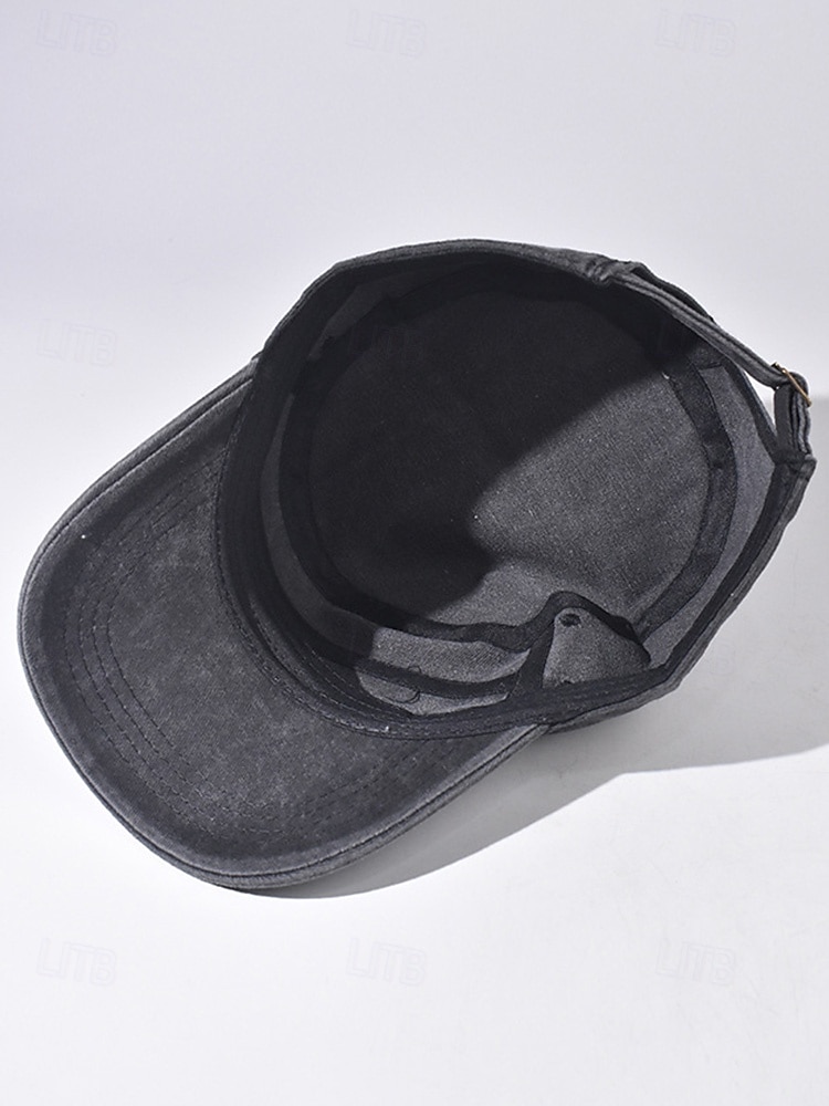 2026年 メンズコットンミリタリーキャップ、調節可能なカジュアルアーミースタイルの帽子、複数の色、軽量で通気性のあるデザイン、メンズアウトドア&日常のカジュアルな帽子  コレクション – $11.99 –P7