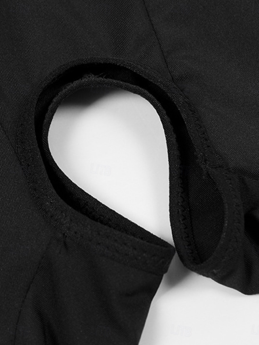 Dame Formet Bekledning Aktiv Mote Ren farge Lapper Shorts Daglig Feriereise Gate Ermeløs Svart Sommer Vår Slank Fasong 2026 - $32.99 –P8