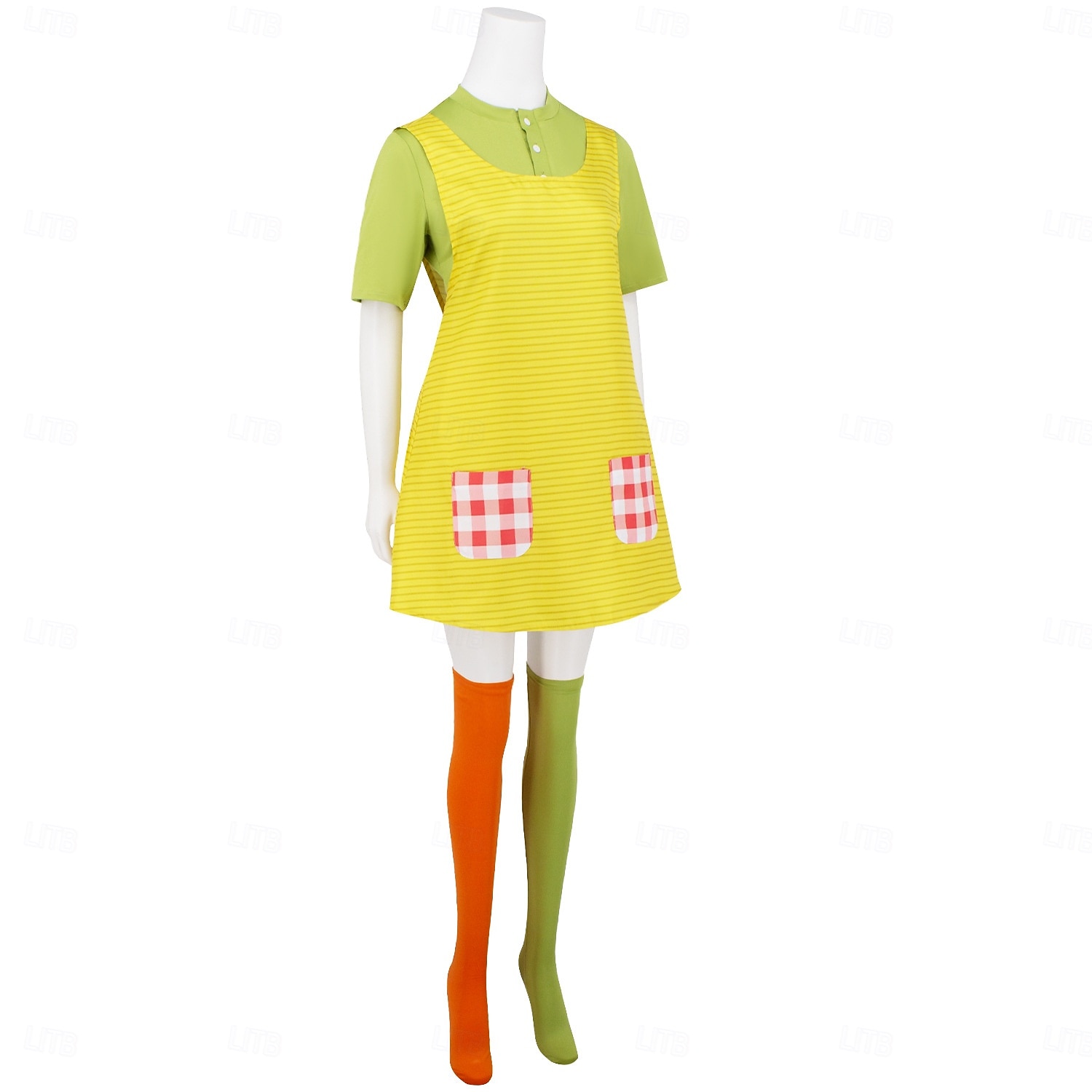 Karneval 2026 Kleid Ausgefallene Kostüme Lustiges rothaariges Mädchen Cosplay Erwachsene Damen Halloween Karneval Party Verkleiden 2026 - $49.99 –P8