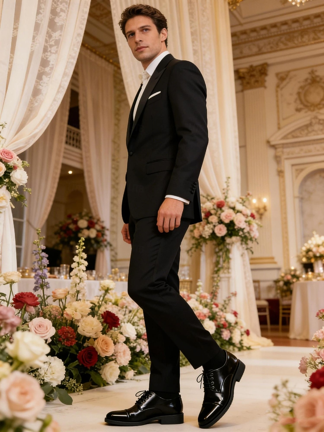 Męskie Oksfordki Buty Derby formalne Buty Skórzane Mokasyny Spacery Biznes Klasyczny Codzienny Codzienny Na zewnątrz Ślub Skóra nappa Wygodny Niepoślizgowy / a Oddychający Sznurowane Czarny Brązowy 2026 - $29.99 –P1