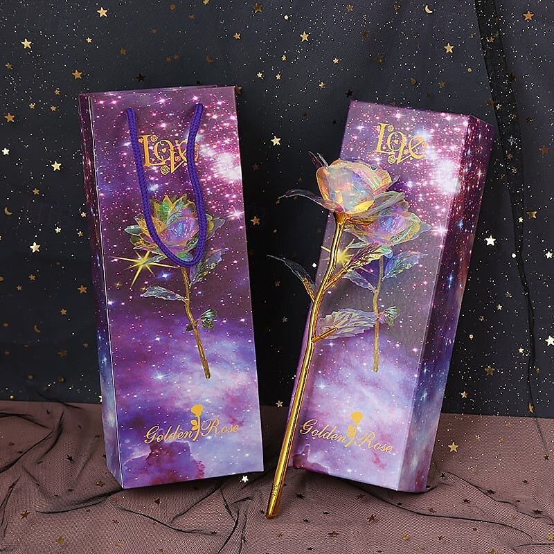 Rosa de cristal, presente premium para o Dia dos Namorados, rosa artesanal com pétalas de cristal para um presente romântico. de 2026 por $18.69 –P7