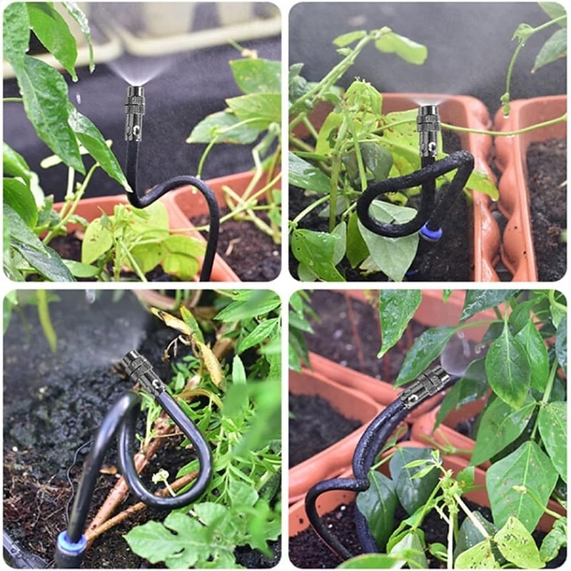 sistema di raffreddamento a nebulizzazione per esterni con ugelli di nebulizzazione regolabili a 360°, sistema di irrigazione e irrigazione automatico per giardino, patio, serra, raffreddamento e umidificazione del 2026 a $16.99 –P6