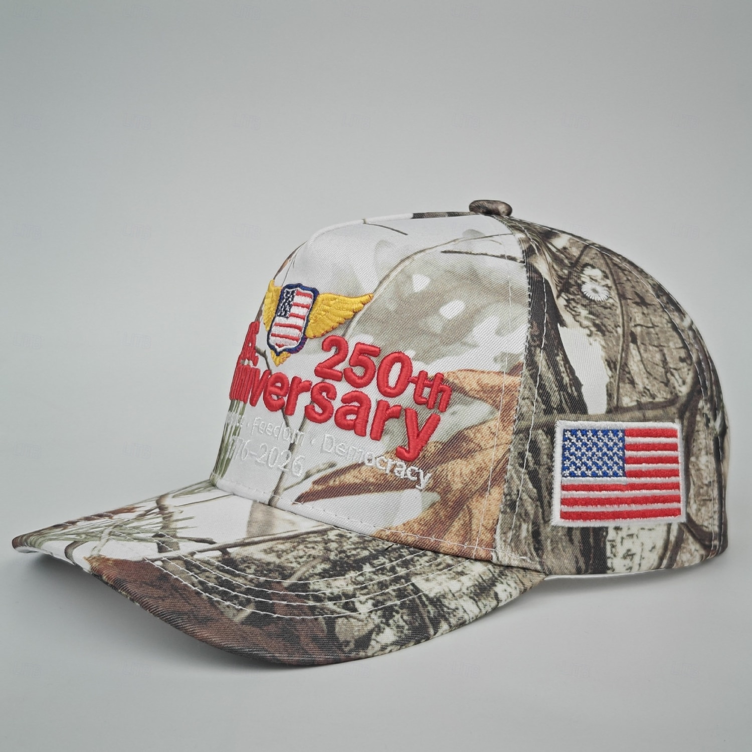 Lippalakki Amerikan lippu Retro / vintage Patriotismi varten Sukupuolineutraali Aikuisten 3D-tulostus varten Itsenäisyyspäivä 4. heinäkuuta ulko- Rento / arki Paraati 2026 - $20.99 –P14