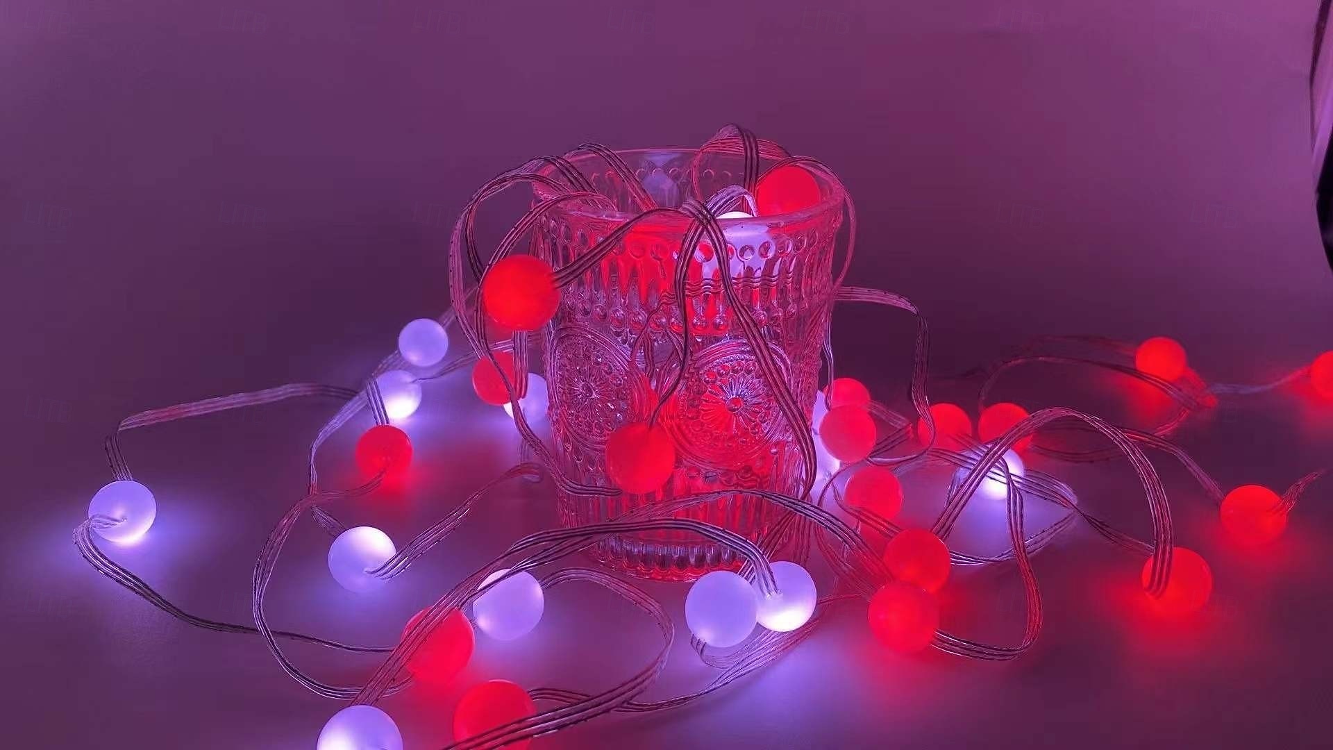 Μίνι φωτιστικά RGB με μπάλα, αδιάβροχα IP65, έλεγχος με εφαρμογή bluetooth, τροφοδοσία μέσω USB, τηλεχειριστήριο 24 πλήκτρων με χρονοδιακόπτη, εσωτερικός/εξωτερικός κήπος, βεράντα, γάμος, πάρτι, 2026 - $14.49 –P3