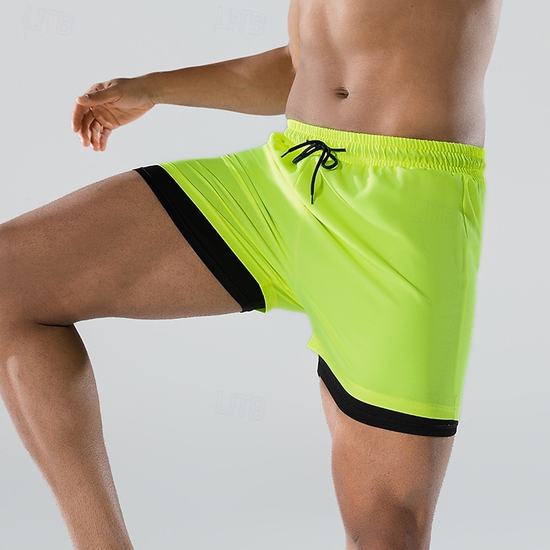 Per uomo Costumi da bagno Pantaloncini da mare Pantaloncini da bagno boxer Shorts Coulisse Elastico in vita Tinta unica Asciugatura Rapida Traspirante Sopra il ginocchio Casuale Spiaggia Nuoto del 2026 a $13.49 –P11