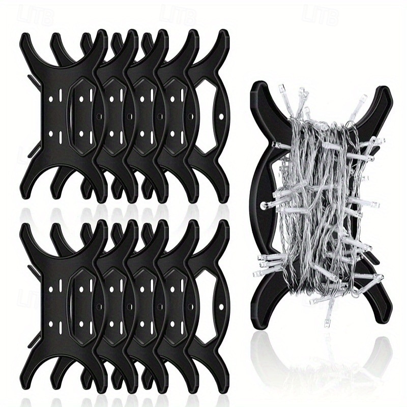 10 ks držák na vánoční světýlka, univerzální navíjecí kabel, organizér na vánoční světýlka, úložné cívky na vánoční světýlka na stromeček, prodlužovací kabel, navíjecí šňůra, úložný prostor na 2026 - $16.99 –P1