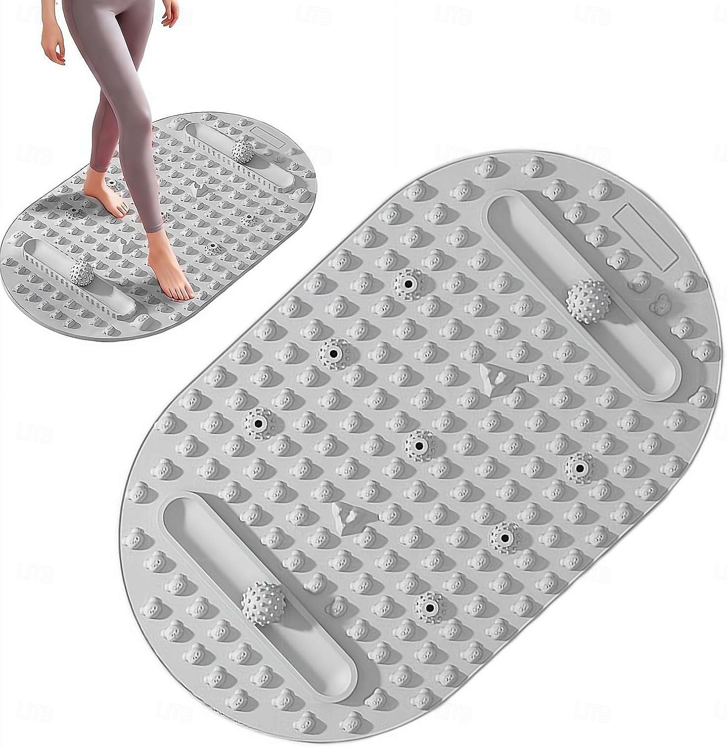 Tapis de massage des pieds en silicone, coussin de relaxation double face, planche de relaxation portable, tapis de massage anti-stress au sol, tapis de massage des pieds extra large avec points de 2026 ? $28.99 –P12