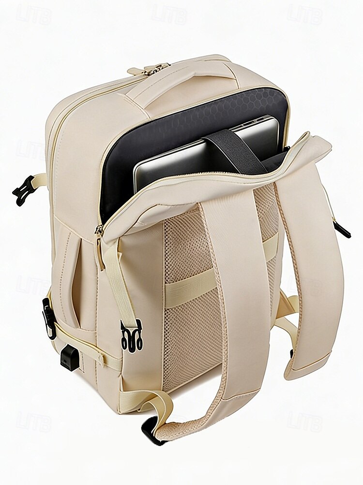 Zaino da viaggio unisex in nylon, borsa da viaggio multicolore di grande capacità con porta di ricarica USB e custodia per bagagli, stile moderno e minimalista per lavoro, viaggi d'affari, viaggi e spostamenti quotidiani del 2026 a $29.99 –P9