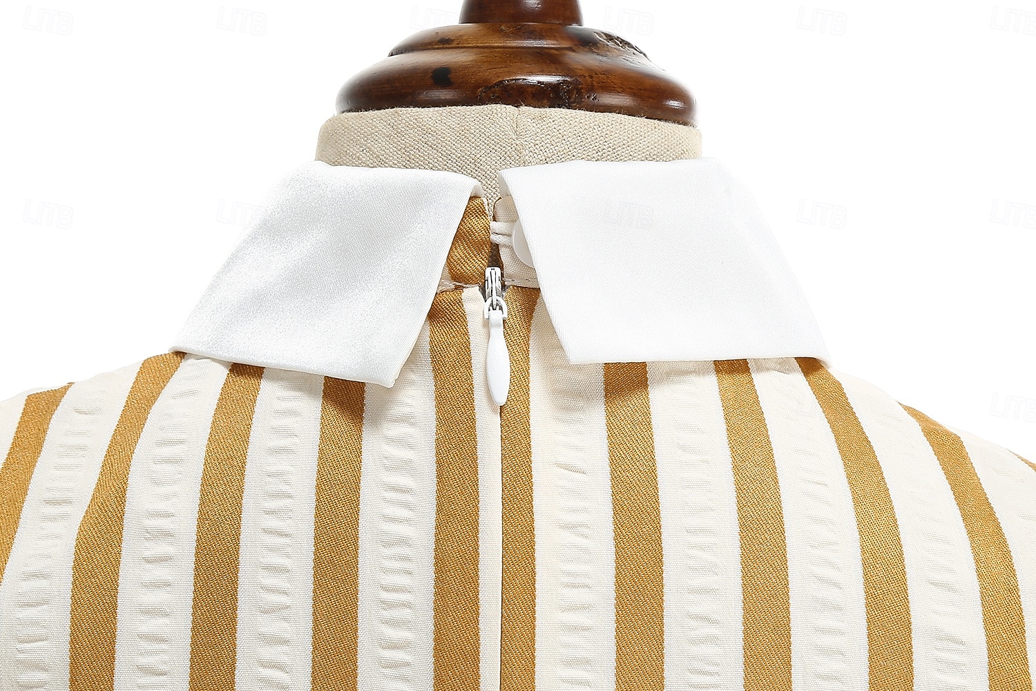 Vintage inspiriert Midlänge A-Linie Kleid Swing-Kleid Kurze Ärmel Gestreift A-Linie Kostüm Mädchen Kindertag Maskerade Urlaub Alltagskleidung Kinder Kleid Abschlussballkleider Frühling & Sommer 2026 - $52.99 –P14