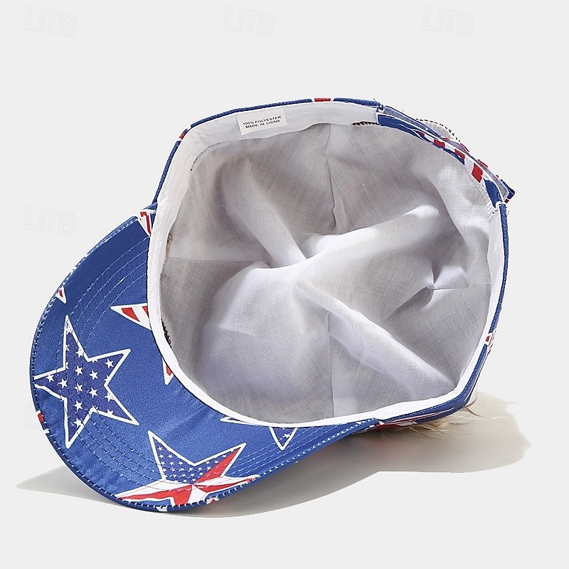 Casquette à visière Drapeau Américain Étoiles et rayures Rétro Vintage Drôle Patriotique 1776-2026 pour Unisexe Adulte Impression 3D  pour Jour de l'Indépendance / 4 Juillet 4 Juillet Extérieur de 2026 ? $20.99 –P3