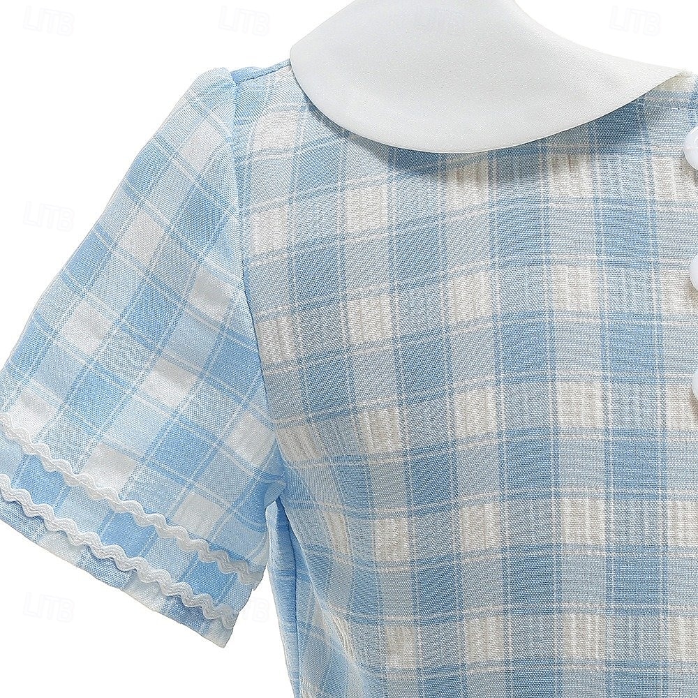 Anni 1950 Retrò Vintage Midi Abito Swing Vestito Svasato Maniche corte Aderente & Svasato Altalena a dondolo Costume Ragazze Giornata universale dell'infanzia Mascherata Vacanza Abbigliamento del 2026 a $52.99 –P8