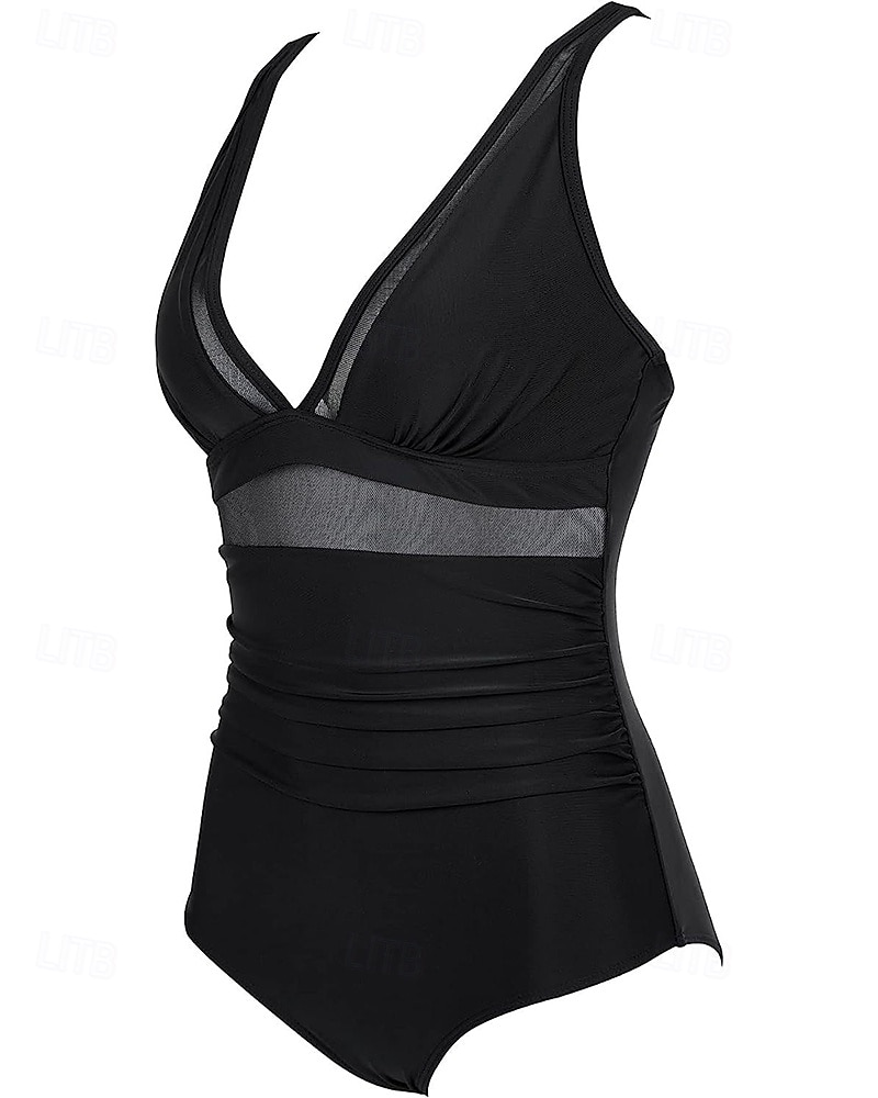 2026年 女性用 ラッシュガード 水着 ワンピース 花 ソリッド レオプリント UVプロテクション 弾性ある ノースリーブ スイムウェア 水着 サーフィン 潜水 水泳 夏  コレクション – $17.99 –P7