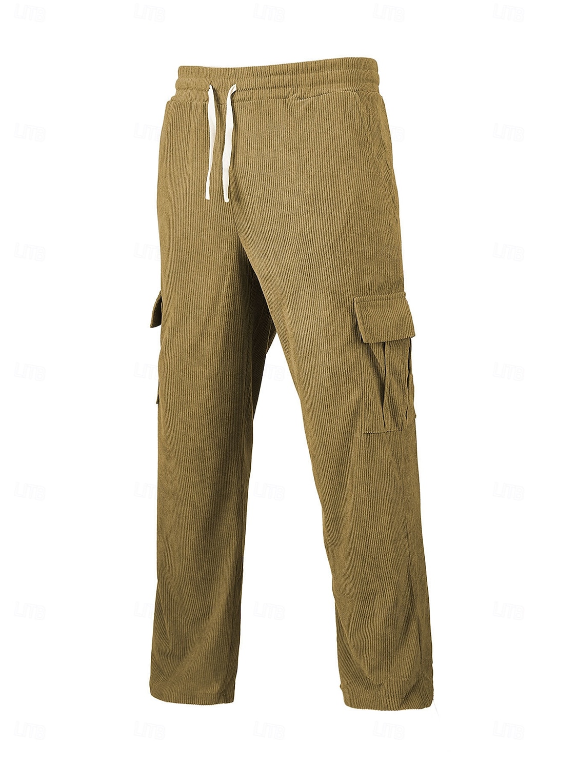 Homme Pantalons Pantalon en velours côtelé Pantalons Amples Pantalon décontracté Taille Élastique Jambe Droite Couleur Unie Confort Évacuation de l'Humidité Longueur complète Occasionnel Quotidien de 2026 ? $25.99 –P13
