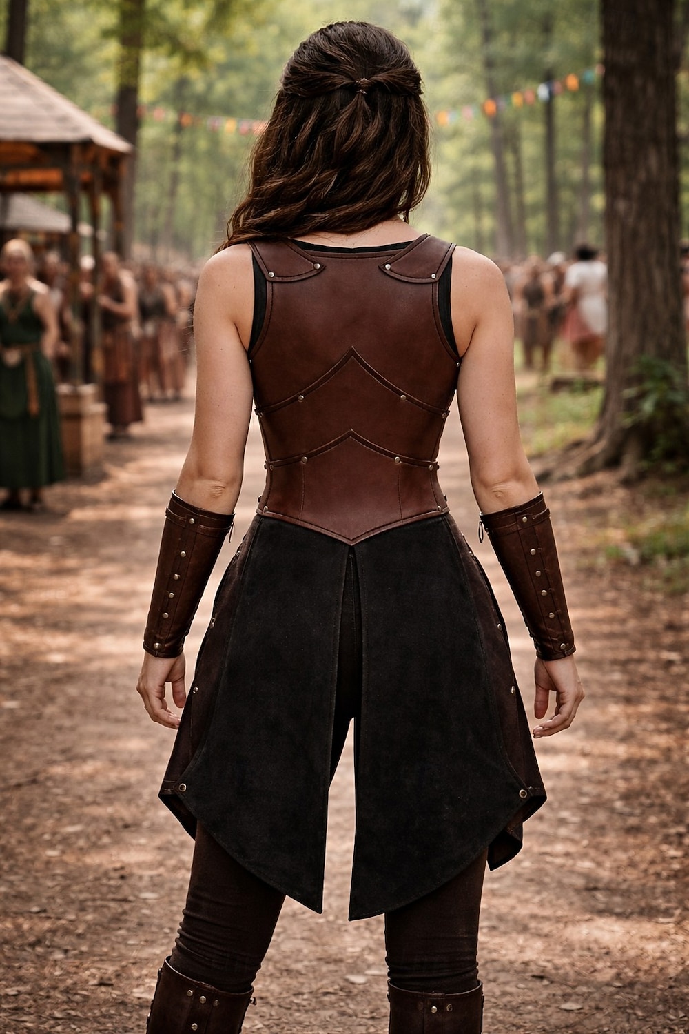 Středověké Renesanční Šaty Zbraně a výzbroj Kamizelka Válečník Shieldmaiden Barbar Maškarní kostým Dámské Viking Fantazie předvečer Všech svatých Karneval Výkon LARP Ren Faire Dospělé Šaty 2026 - $82.99 –P4