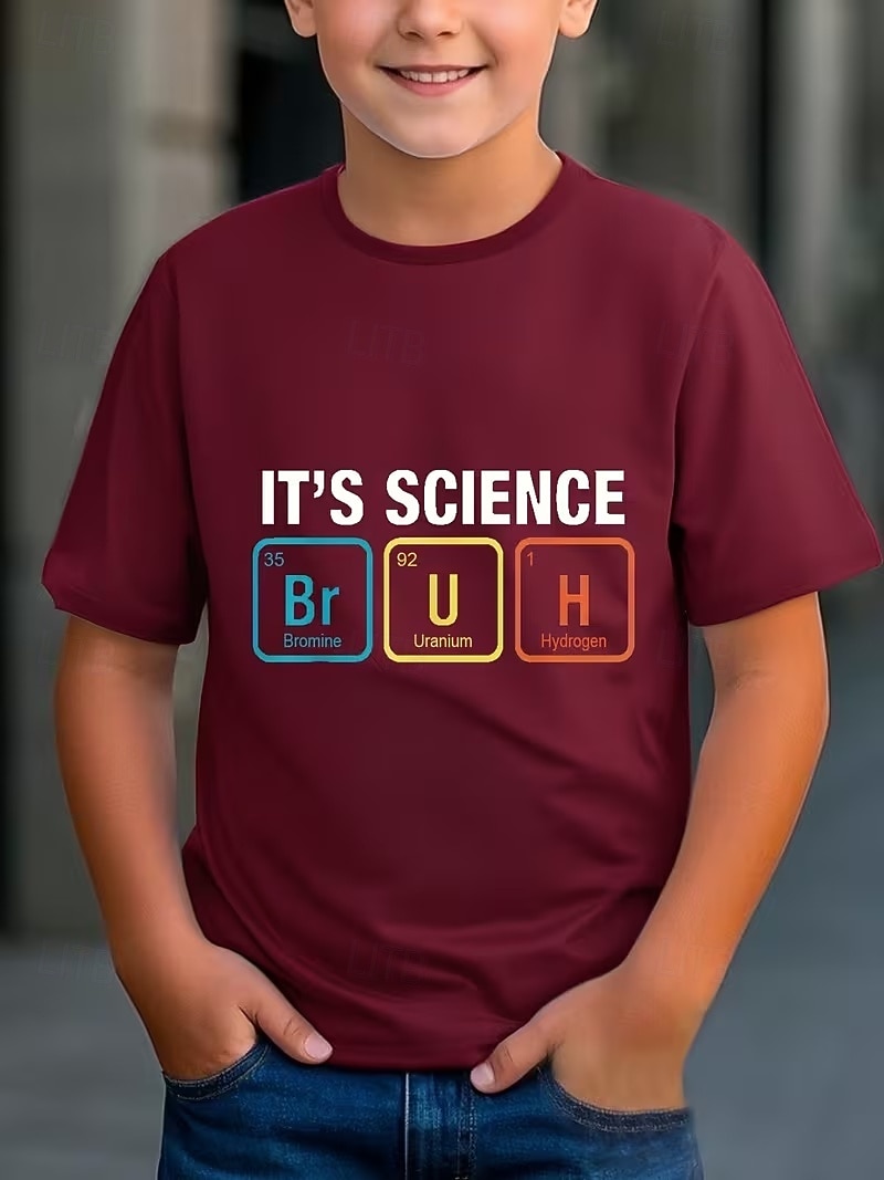 Jungen 3D Grafik Buchstabe T-Shirt Kurzarm 3D-Druck Sommer Frühling Sport Mode Streetwear Kinder 4-12 Jahre Rundhalsausschnitt Lässig Täglich Outdoor Normale Passform 2026 - $12.99 –P5