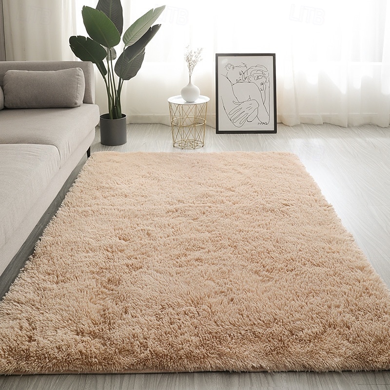 tappeto per camera da letto in stile nordico, tappeto morbido e decorativo per soggiorno, tavolino da caffè, comodino e arredamento per cameretta delle ragazze del 2026 a $24.99 –P16