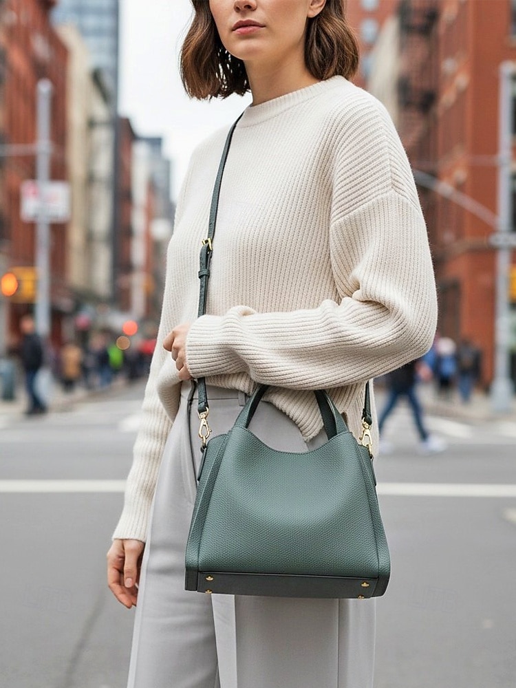 Handväska i konstläder för kvinnor – flerfärgade alternativ, mångsidiga axel- och crossbody-modeller, trendig och hållbar för både vardagliga och semiformella tillfällen 2026 - $26.99 –P3