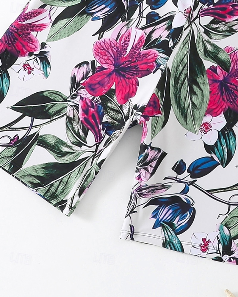 Γυναικεία Πρότυπο Προστατευτικά Σουίτες μπάνιου για μεγάλα μεγέθη Τανκίνι και μπικίνι για σέρφινγκ Τροπικό Προστασία UV Ελαστικό Μακρυμάνικο Μαγιό Μπολύζες Σέρφινγκ Καταδύσεις Κολύμβηση Καλοκαίρι 2026 - $30.99 –P20