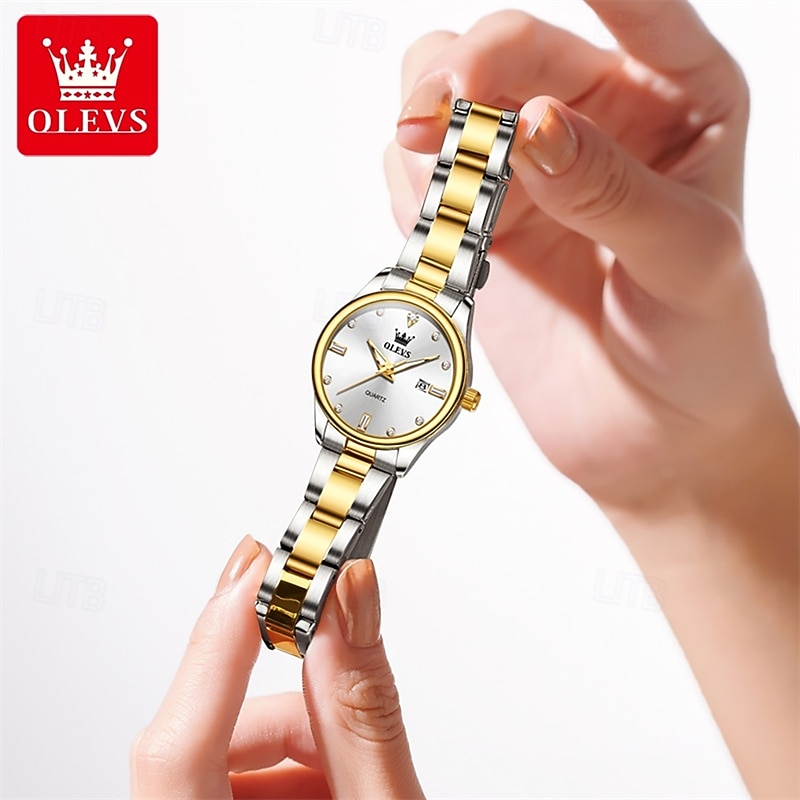 Mother's Day Gift New Olevs Brand Ladies' Business Watch With Night Light Calendar And Day/Night Display Quartz Movement Stylish Water-Resistant Sporty Ladies' Wristwatch. 2026 - $33.99 –P10