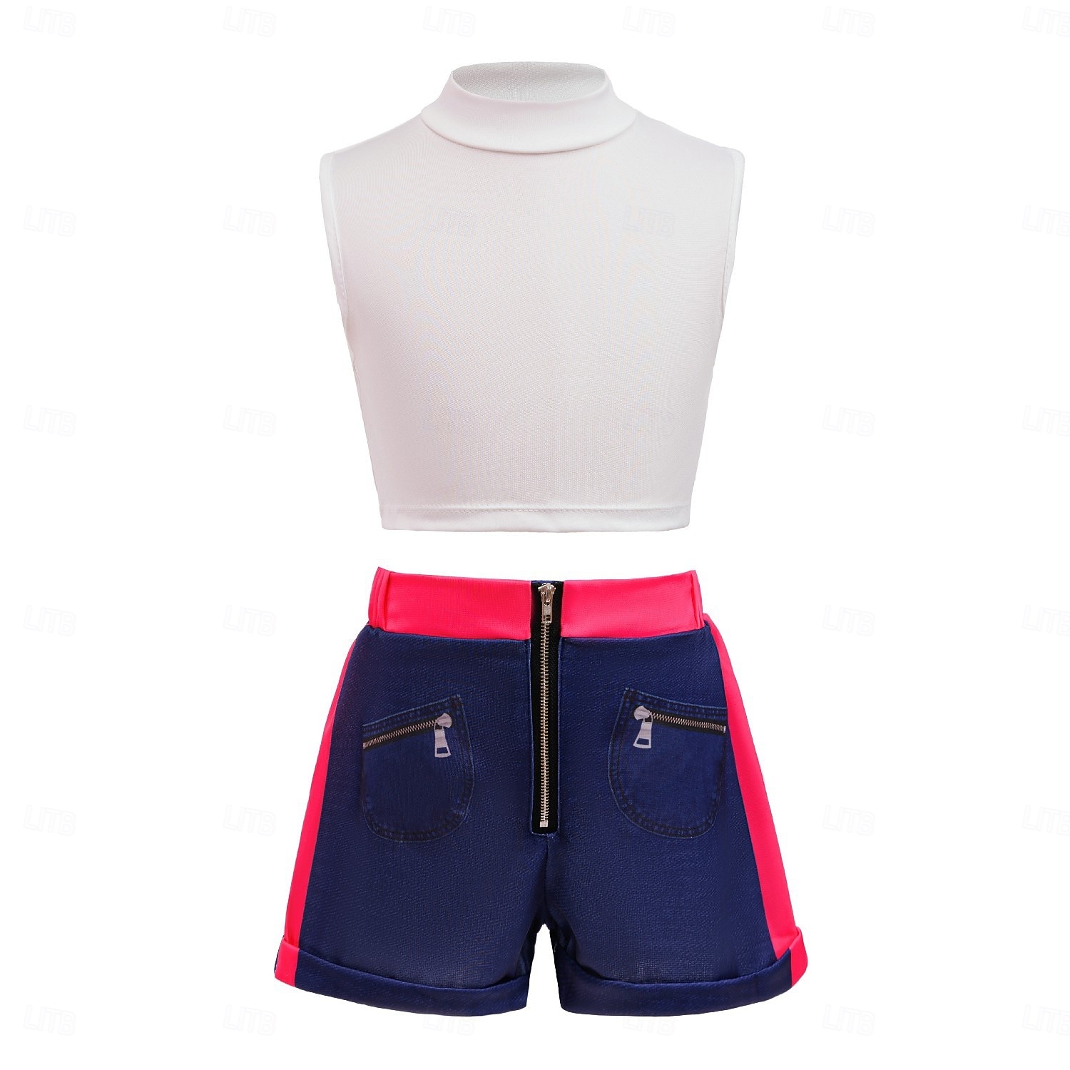 Inspirado en el Kpop Inspirado en ídolos coreanos Estrella del pop Disfraz Disfraz de lujo Disfraz de carnaval Ídolo virtual for Chica Niños Víspera de Todos los Santos Carnaval Rendimiento Comic Con 2026 - $36.99 –P5
