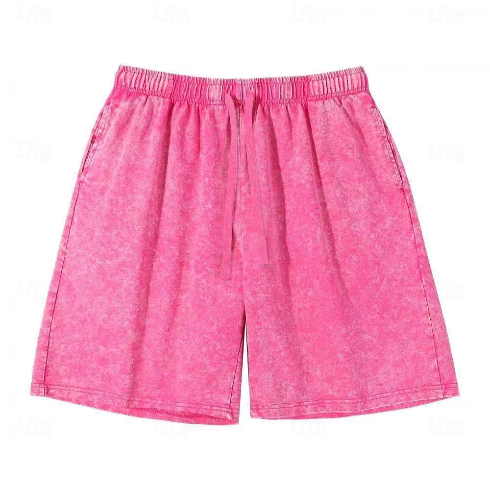 Shorts homme SoftFade™ Shorts d'été Shorts décontractés Shorts à lavage acide Shorts avec poches Taille élastique Confort lavé Respirant Longueur au genou Décontracté Extérieur Plage Vacances Mode de 2026 ? $22.99 –P6