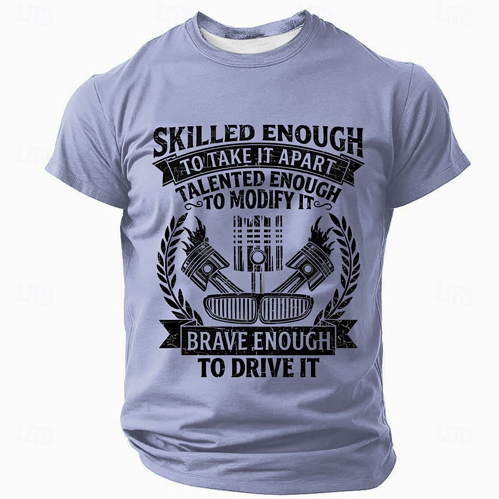 Bărbați Μηχανή Argou amuzant Tricou Manșon scurt Tricou Tipărire 3D Stil Nautic Cămașă Modă Zilnic Zilnic Stradă Albastru piscină Negru Trifoi Vară Primăvară Îmbrăcăminte S M L XL XXL XXXL 2026 - $21.99 –P4