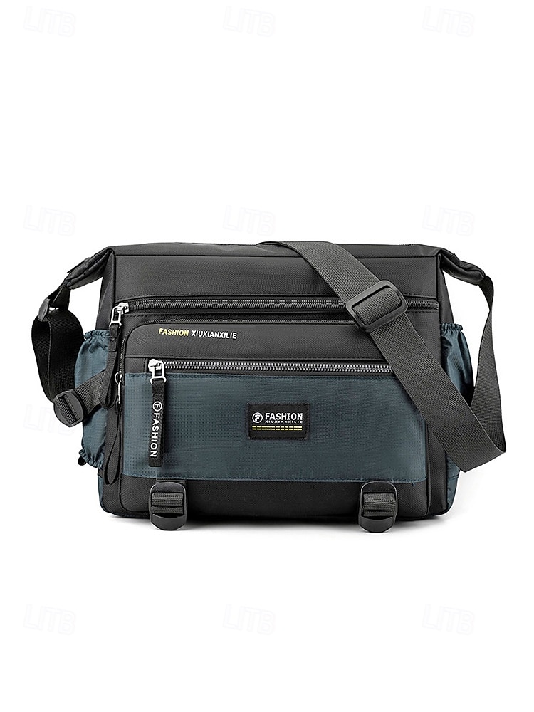 Herren-Umhängetasche aus Polyester, verschiedene Farben, strapazierfähiges Material, ideal für Outdoor-Aktivitäten, Wandern und den täglichen Gebrauch 2026 - $19.99 –P13