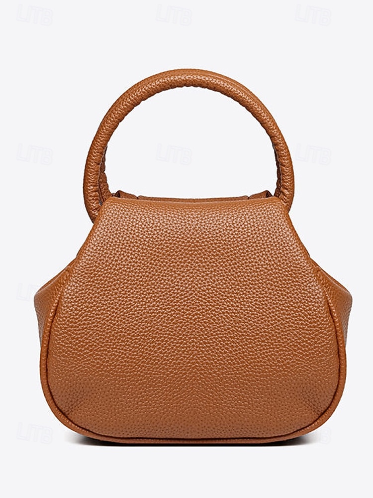 borsa da donna in similpelle – vari colori, elegante manico rotondo, resistente e spaziosa – perfetta per outfit casual di tutti i giorni e da sera del 2026 a $11.99 –P8