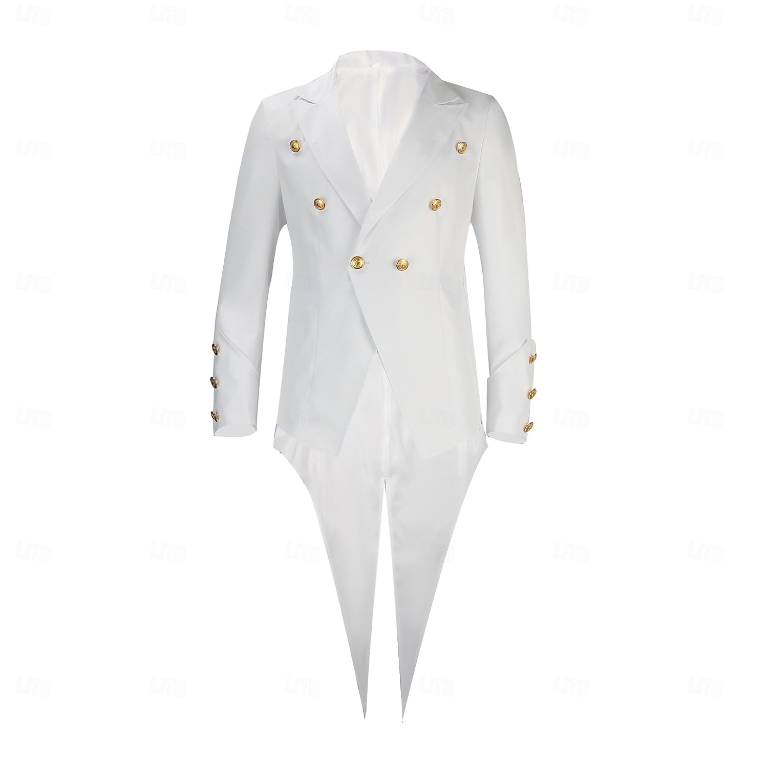 Renaissance Steampunk Coat Jacket Tailcoat Long Sleeves Prince Elf Nobleman Fancy Dress Men's Royal Steampunk Event / Party Masquerade Adults' Coat 2026 - $49.99 –P9