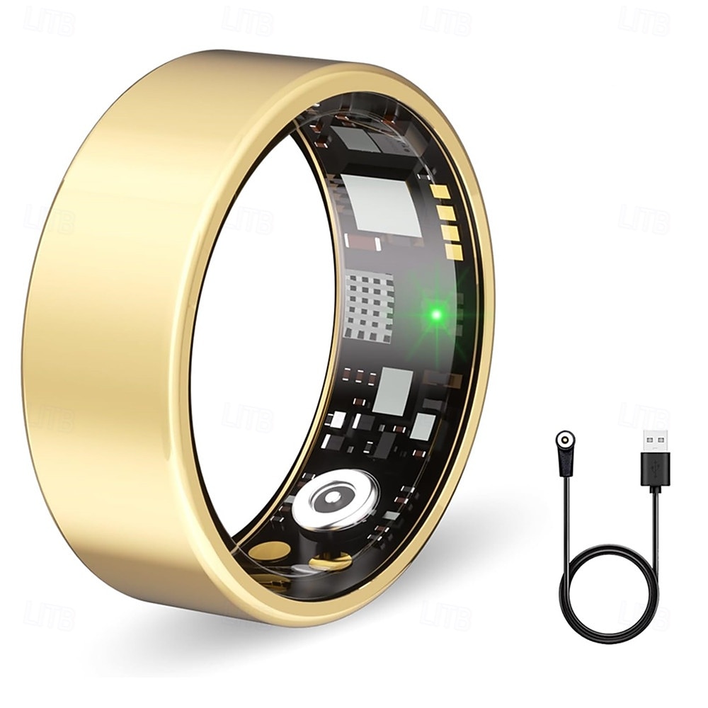 Smart Ring Smartklokke NO Smartringer Søvnmonitor Kompatibel med Android iOS Unisex Vanntett IP65 57 mm urkasse 2026 - $29.99 –P5