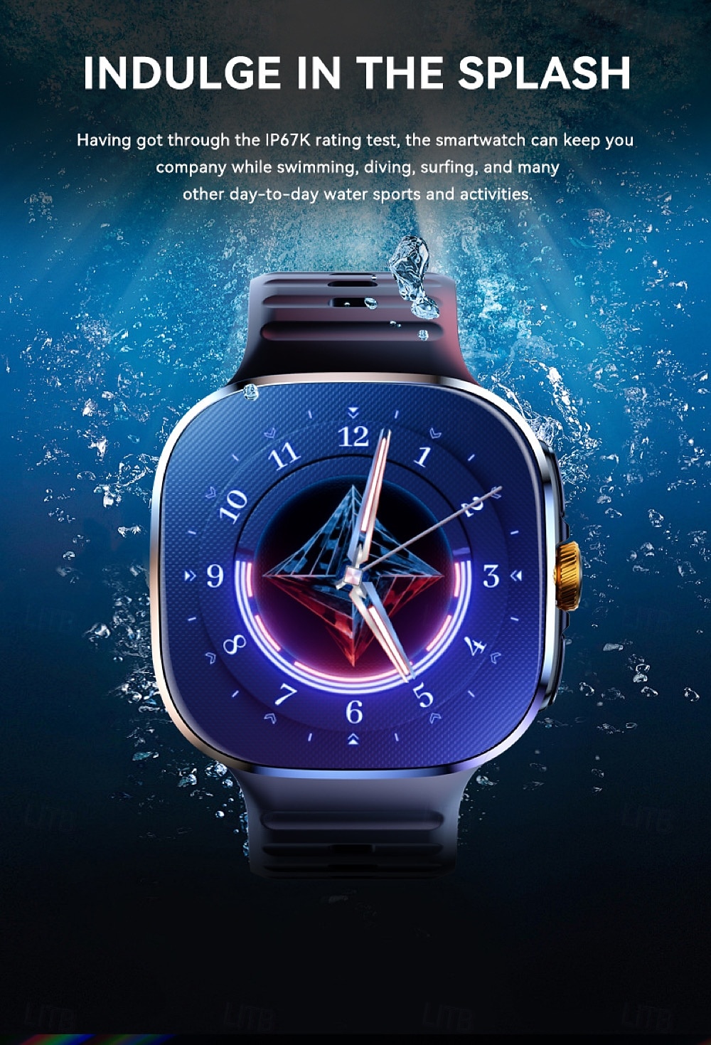 M99 Smartklokke 2.14 tommers Smartklokke 3G 4G 3G Skritteller Samtalepåminnelse Aktivitetsmonitor Kompatibel med Android iOS Herre GPS Lang ventetid Vanntett IP68 50mm urkasse 2026 - $158.99 –P13
