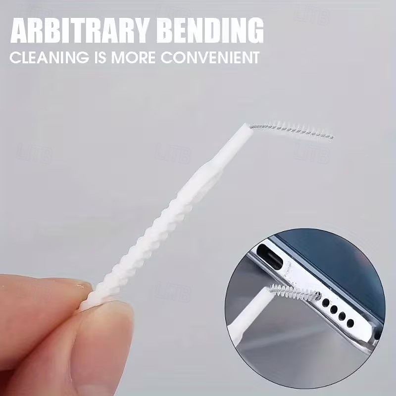 Conjunto de 50 mini escovas de limpeza para chuveiro, escovas de nylon anti-entupimento multifuncionais para limpar frestas de janelas, celulares, teclados, saídas de ar de carros e pequenos espaços. de 2026 por $11.99 –P8