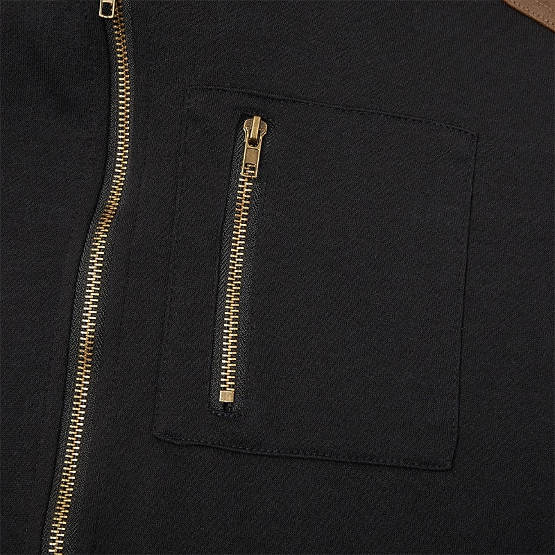 Miesten Täysi vetoketjullinen huppari Taktinen huppari Musta Laivaston sininen Hupullinen Tavallinen Vetoketju Kausaliteetti Päivittäin Urheilu ja ulkoilu Polyesteri Katutyyli Tyylikäs Urheiluasut 2026 - $34.99 –P5